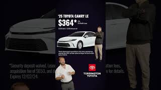 Lease a 2025 Camry LE with just 3K down for only 364mo for 39 months [upl. by Erehs610]