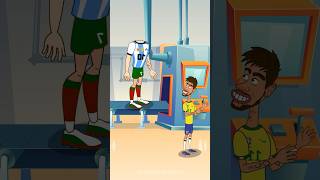 Messi Neymar and Mbappe help Ronaldo choose his body parts but something is wrong [upl. by Teragramyram382]