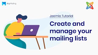 Create and manage your mailing lists  Joomla AcyMailing Tutorial [upl. by Levy]