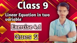 Class 9 Maths Chapter 4 Ex 41 Question 2  Ex 41 Ques 2 Chapter 2 Class 9 [upl. by Ennairoc]