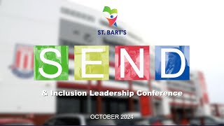 SEND amp Inclusion Leadership Conference  StokeCity  October 2024 [upl. by Marceau]