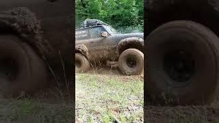 Nissan Patrol Y61 Off Road with Nissan Terrano on his back [upl. by Avah629]