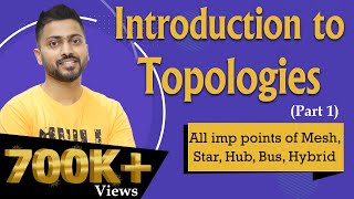 Lec5 Topologies in Computer Networks  Part1  All imp points of Mesh Star Hub Bus Hybrid [upl. by Nossaj619]