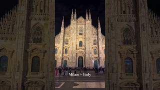 Duomo di Milano Milan Cathedral ⛪️ shorts viral travel milan church contentcreator europe [upl. by Odravde]