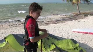 Anthar 9 years kiteboarding kid [upl. by Shirlee]