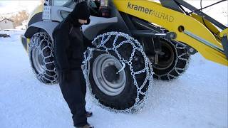 König Professional Snow Chains Tutorial Video DR  IMPACT  SUPERTRACTOR [upl. by Asilrahc]