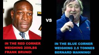 Frank Bruno VS Bernard Manning  COMEDY [upl. by Fogarty494]