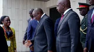 President Cyril Ramaphosa arrives in Luanda Angola for a working visit [upl. by Lalo]