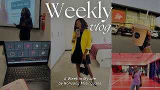 VLOG A WORK WEEK IN THE LIFE OF A BANKING BABE  RORISANG MABOGOANE  SOUTH AFRICAN YOUTUBER [upl. by Ziegler692]