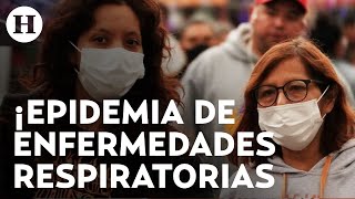 Enfermedades respiratorias  Variante Covid Pirola gripe e influenza amenazan a México advierten [upl. by Laeria]