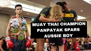 Panpayak Takes On Aussie Athlete At Amazing Muay Thai Masterclass [upl. by Torrell]