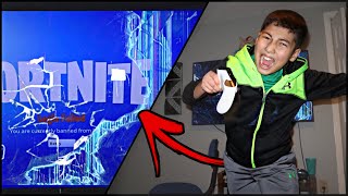 KID RAGES AFTER GETTING BANNED FROM FORTNITE CHAPTER 2 GONE WRONG SO FUNNY [upl. by Armil506]