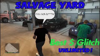 Solo Salvage Yard Replay Money Glitch😈 [upl. by Ahtel]