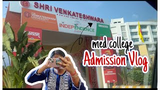 Medical College Admission Vlog MBBS  VIMS NEET 2023 [upl. by Harlamert]