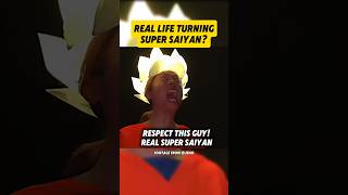 Real life turning Super Saiyan goku dragonball dbz [upl. by Ohara]