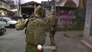 Operação da Polícia Civil com a COE no Complexo do Alemão e Penha [upl. by Wendin]