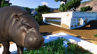 Tropical Pygmy Hippo habitat in planet zoo  Speedbuild  Tropica Zoo [upl. by Daniele709]