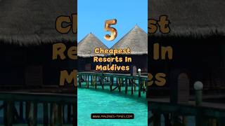 Best budget Picks 5 Cheapest🏖️🌊resorts in maldives 🌴 [upl. by Bronez]