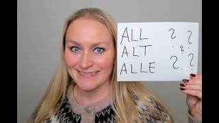 Video 1178 All alt eller alle [upl. by Areyk]