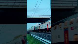 Bahn2000 Highspeed Railway in swiss trainspotting train railway highspeedtrain [upl. by Nolak938]