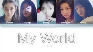 ILLIT 아일릿 My World LyricsColor Coded Lyrics HanRomEng [upl. by Yenduhc903]