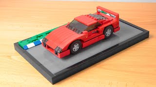 I made a Lego Ferrari F40 [upl. by Pevzner380]