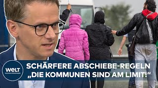 ABSCHIEBEPLÄNE VON FAESER quotKommunen in Deutschland sind am Limitquot I CDUGeneralsekretär Linnemann [upl. by Enwahs]