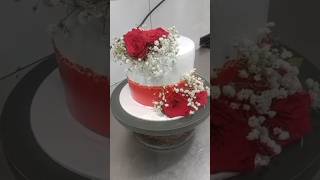 Rose cake haitia cake shorts trending ytshorts video cake oasis [upl. by Anyah]