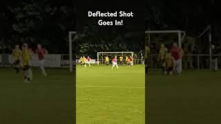 Deflection Goal Goal deflection nonleaguefootball nonleague taffswell trefelin football [upl. by Pooi808]