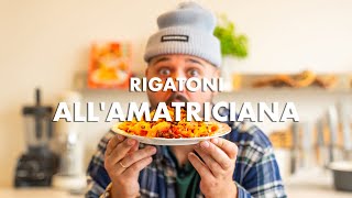 🍝🥓🧀RIGATONI ALL’ AMATRICIANA🧀🥓🍝 [upl. by Derry448]