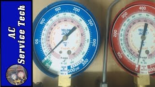 R22 and R410A Refrigerant Operating Pressures on Air Conditioning Units [upl. by Farmann416]