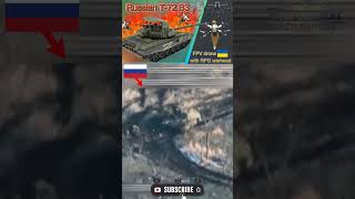 Ukrainian forces destroy Russian tank near Avdiivkashorts [upl. by Nyladgam]