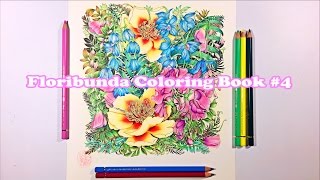 Floribunda Coloring Book  Speed coloring 4 [upl. by Pevzner113]