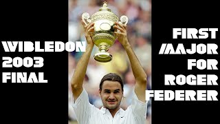 Roger Federer Winning First Major at Wimbledon 2003  Extended Highlights [upl. by Orutra]