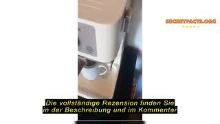 Produktbewertung DeLonghi Stilosa EC 235BK – traditionelle Espresso Siebträgermaschine Espressom [upl. by Inatirb924]