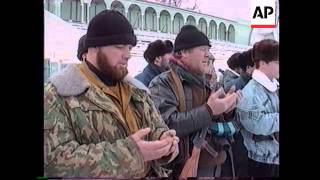 RUSSIA CHECHNYA SOLDIERS SWORN IN [upl. by Myrtle605]