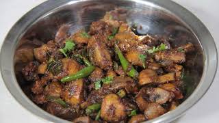 Simple amp Tasty Mushroom Fry Recipe 😋 Mushroom Recipe In Hindi [upl. by Eenar]