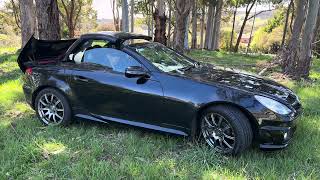 Mercedes SLK Roadster Coupe Convertible R171 Opening The Hardtop Roof [upl. by Varipapa]