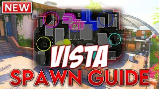 VISTA Hardpoint SPAWN GUIDE for MW3 Ranked Play [upl. by Edina]