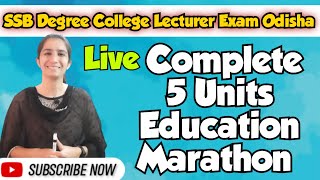 Marathon Class SSB Degree College Lecturer Exam Odisha 2023  By Ravina InculcateLearning [upl. by Lennod]