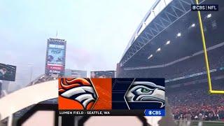 NFL on CBS Broncos vs Seahawks opening week 2024 [upl. by Kabab416]