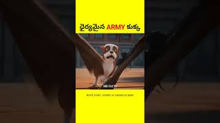 PART1👉armydogMovieexplainedinTelugushorts cartoon [upl. by Rivers75]