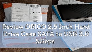 Review ORICO 25 Inch Hard Drive Case SATA to USB 30 5Gbps HDD SSD Enclosure Support UASP PDD25 [upl. by Liederman857]