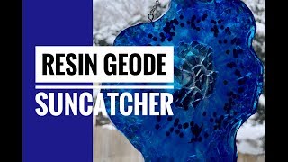 Resin Geode Suncatcher [upl. by Jacobsohn]