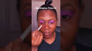 A colorful eyeshadow you could create yourself eyeshadowtutorial pinkeyemakeup shortsfeed [upl. by Alletsirhc]