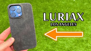 The Leather Case KILLER Alcantara Case from Luriax for 15 Pro Max [upl. by Duaner275]