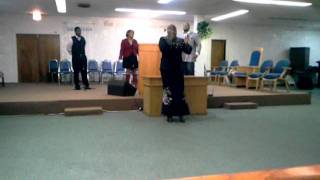 Pastor Marilyn Williams Yahweh Ministries sings during Worship [upl. by Denna]