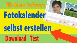 Fotokalender selbst gestalten die beste Software Download amp Test [upl. by Airegin]