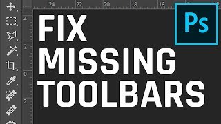 Photoshop Toolbar Missing [upl. by Yelrak838]