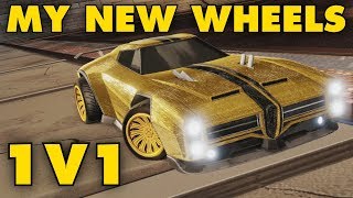 MY NEW WHEELS   Rocket League Competitive 1v1 Gameplay [upl. by Rodney]